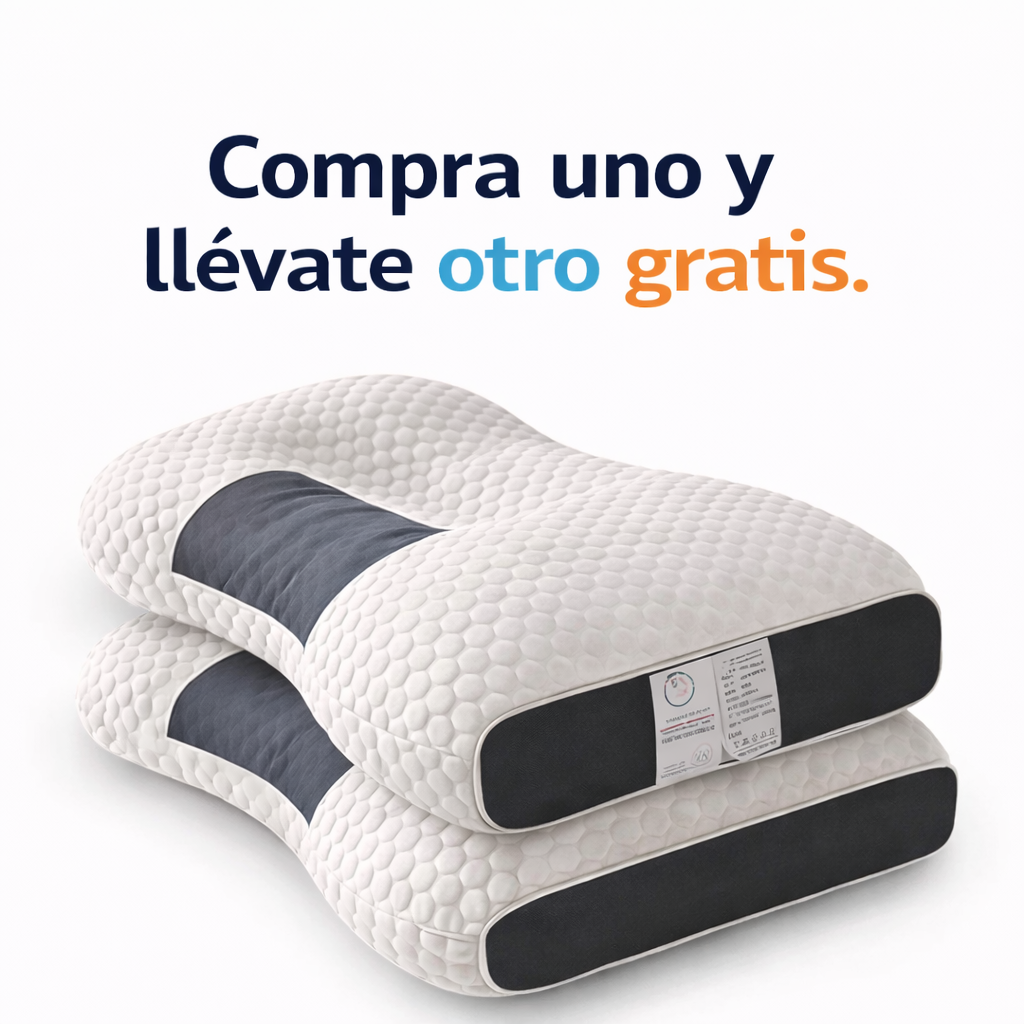 Almohada Cervical 3D Ortopédica - Oferta 2x1 por tiempo limitado